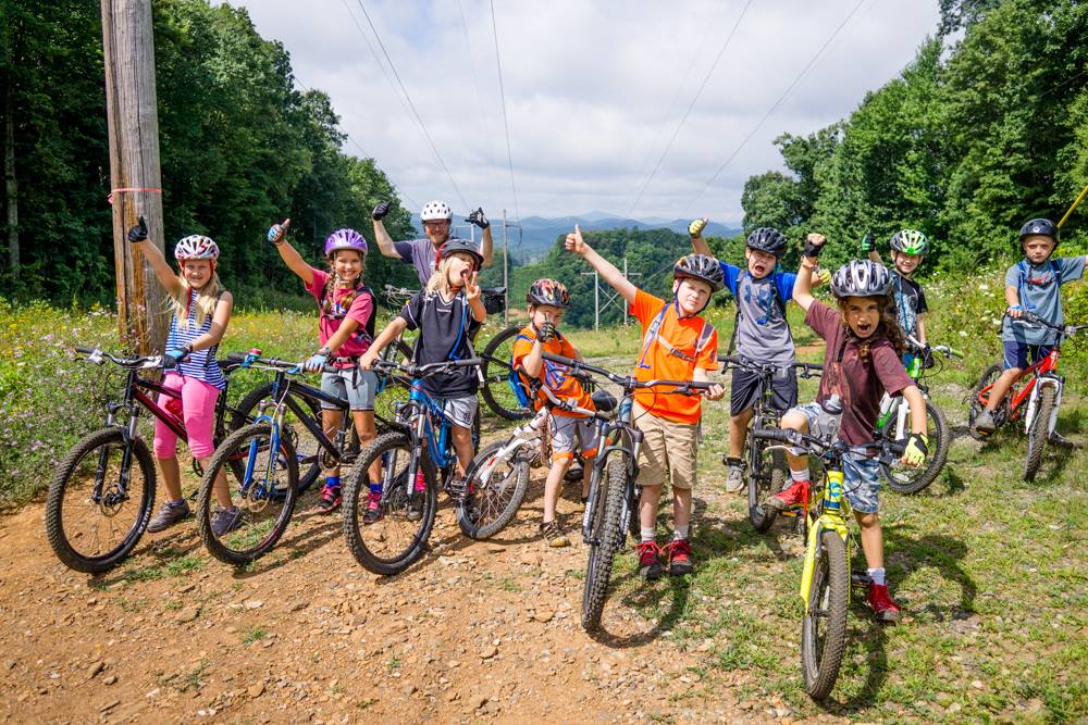 mountain biking with kids